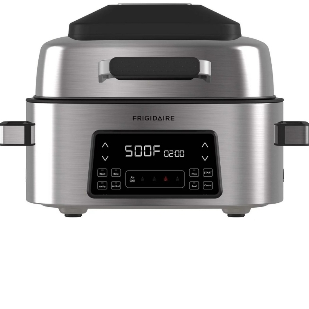 Frigidaire 6.15-litre (6.5-quart) Indoor Electric Air Fryer & Grill - Stainless